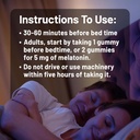 NatureWise Melatonin Gummies 5mg - Non-Habit Forming Sleep Support Supplement with Ashwagandha, Valerian Root - BlackBerry-Lemon Flavor - Vegan, Gluten Free, Non-GMO - 180 Count[90-Day Supply] 4