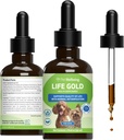 Pet Wellbeing Life Gold for Dogs - Vet-Formulated - Immune Support and Antioxidant Protection - Natural Herbal Supplement 2 oz (59 ml) 2