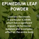 Horny Goat Weed Powder 8 oz - Pure Epimedium Powder for Men and Women, Energy and Immune System Support 5