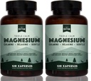 Natural Rhythm Triple Calm Magnesium 150 mg - 2 Pack – Magnesium Supplement with Magnesium Glycinate, Malate, and Taurate. Calming Blend for Promoting Rest and Relaxation - 120 Count Bottles 2