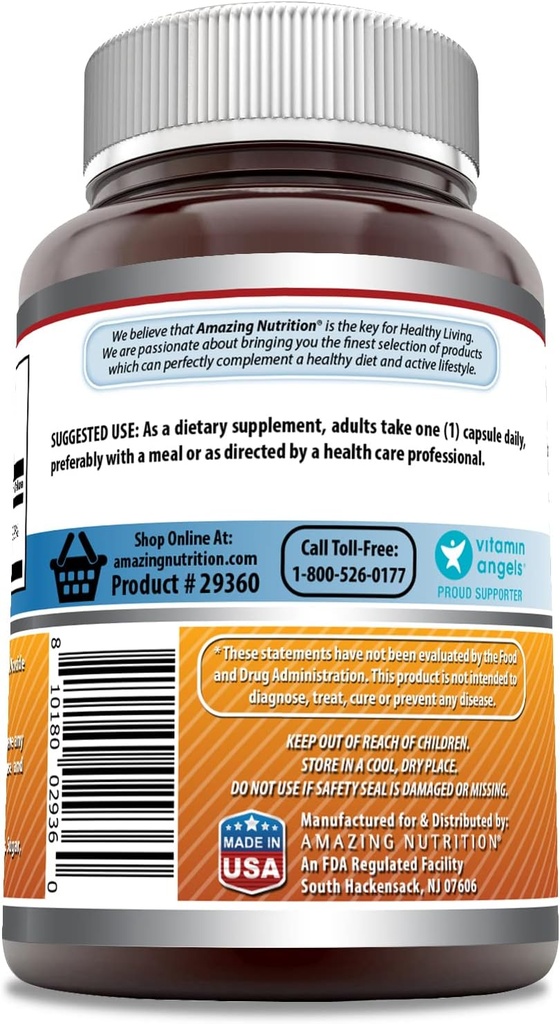 Amazing Formulas Riboflavin 400mg 120 Capsules Dietary Supplement | Non-GMO | Gluten Free | Made in USA 4