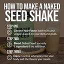 Naked Seed - 4 Seed Protein Powder, Only 4 Ingredients - Chia, Watermelon, Sunflower and Pumpkin Seed - Gluten-Free, Soy Free, Vegan, No Gmos, No Artificial Sweeteners - 15 Servings 6