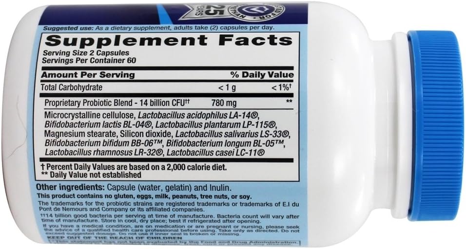 Nutrition Now - PB 8 Pro-Biotic Acidophilus - 120 Capsules (pack of 2) 3