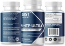 Just Potent 5-HTP Ultra 200mg | 120 Capsules - 4-Month Supply | for Sleep, Mood, and Brain Health | Fortified with SAM-e and Vitamin B6 3