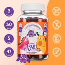 Naked Nutrition Kids Vitamin Gummies, Made in USA, GMO Free, Gluten-Free, Gelatin Free, Vegan, Kids Vitamins A, C, D, E, B6, B12, Zinc, 3 Fruit Flavors, 30 Day Supply 3