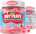 2 Pack Sugar Free Vitamin C + D3 + Zinc Gummies for Adults 50+ + 1 Pack Butyrate Gummies 3