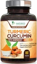 Turmeric Curcumin Supplement 1950mg - 95% Curcuminoids with Organic Turmeric & BioPerine Black Pepper Extract for Best Absorption, Nature's Vegan Joint Support, Non-GMO, Bottled in USA - 180 Capsules 2