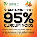 Turmeric Curcumin Supplement 1950mg - 95% Curcuminoids with Organic Turmeric & BioPerine Black Pepper Extract for Best Absorption, Nature's Vegan Joint Support, Non-GMO, Bottled in USA - 180 Capsules 4
