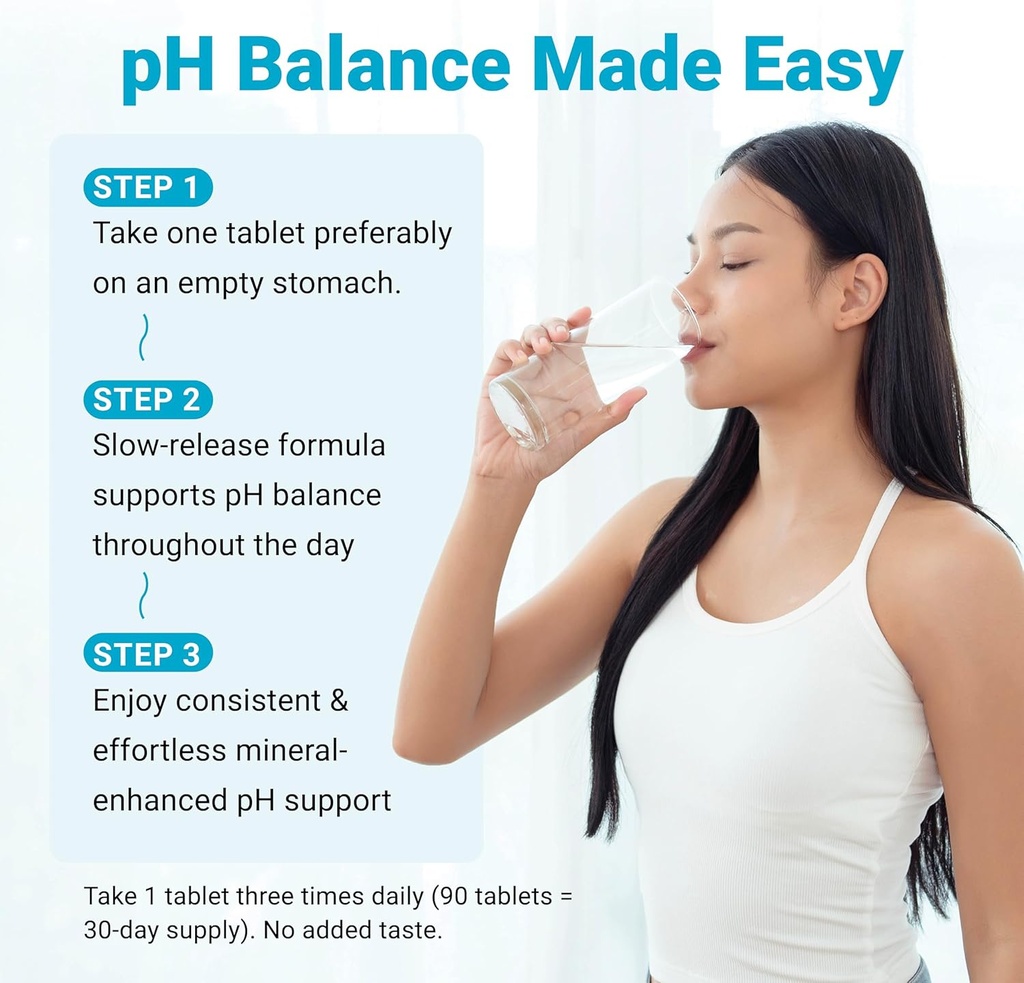 Alkalife pH Balance Supplement Tablets - The First Patented Alkaline Bicarbonate Pills - Neutralize Acid, Balance pH, Immune Support, Peak Performance, Detox - 270 Tablets 6