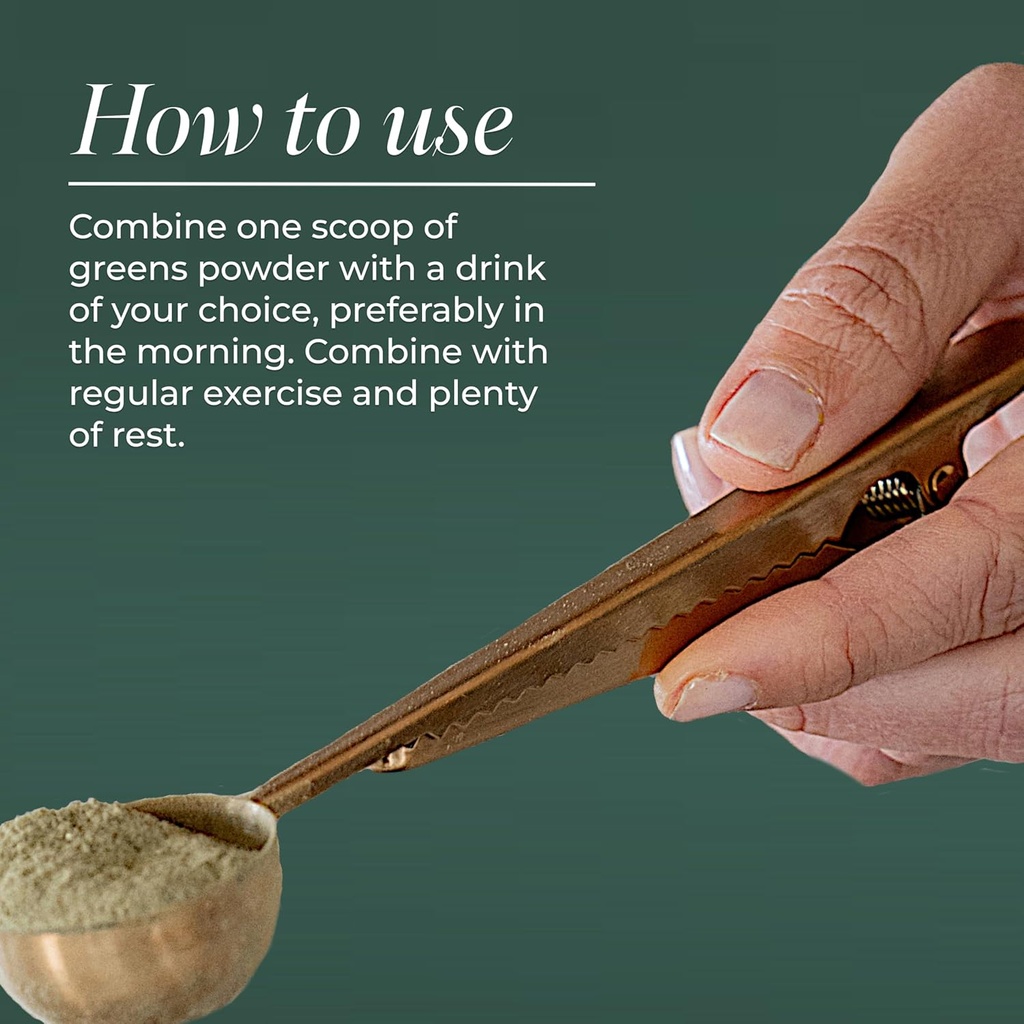 Primal Harvest Primal Greens Powder, 30 Servings Once Daily Supergeens Nutritional Supplement with Spirulina, Mushroom Blend & Probiotics to Support Energy, Wellness, & Digestion 5