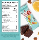 Step One Foods Lemon Almond Bar, Heart Healthy Snack Plant Sterols, Omega 3's High Fiber Snack Gluten & Dairy Free, Vegan, Zero Sodium, Granola Bars (12 Pack) 4