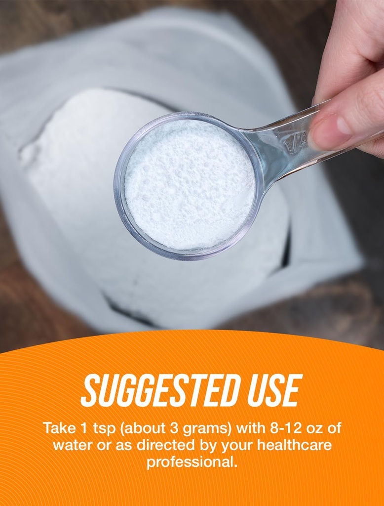 BulkSupplements.com Glycine Powder - Glycine Supplements, Amino Acid Supplement - Unflavored & Gluten Free, 3g per Serving, 250g (8.8 oz) (Pack of 1) 5