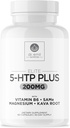 200 MG 5-HTP Elite with Kava Root Extract, Magnesium & SAM-e to Maintain Normal Healthy Sleep & Create a Sense of Wellbeing - 5HTP Supplement with Vitamin B6 - 60 Capsules, 30 Servings 2