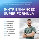 200 MG 5-HTP Elite with Kava Root Extract, Magnesium & SAM-e to Maintain Normal Healthy Sleep & Create a Sense of Wellbeing - 5HTP Supplement with Vitamin B6 - 60 Capsules, 30 Servings 4
