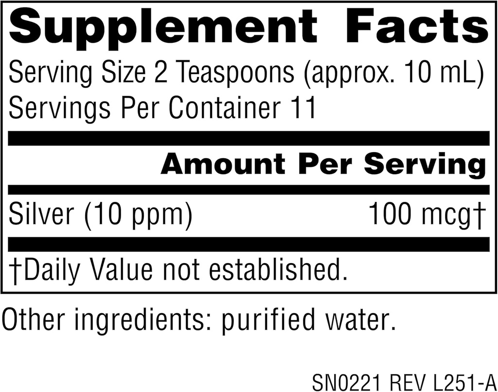 Source Naturals Ultra Colloidal Silver - Liquid Supplement for Immune System Support - 4 oz 3