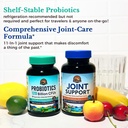 Vitalitown Probiotic + Glucosamine Chondroitin MSM Bundle (Pack of 2) | Probiotics 120 Billion CFUs (Item 1) & Joint Support* (Item 2) | 30 Probiotic Capsules & 90 Joint Capsules 5