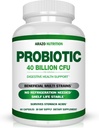 Arazo Nutrition Probiotic 40 Billion CFU - Shelf Stable with Prebiotics and Acidophilus - Stable Potency Until Expiration – Time Delay Release Probiotics 2