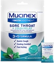 Mucinex InstaSoothe Sore Throat + Cough Relief Alpine Herbs & Mint Flavor, Fast Acting, Cooling Comfort, Powerful Sore Throat Oral Pain Reliever, 40 Medicated Drops 2