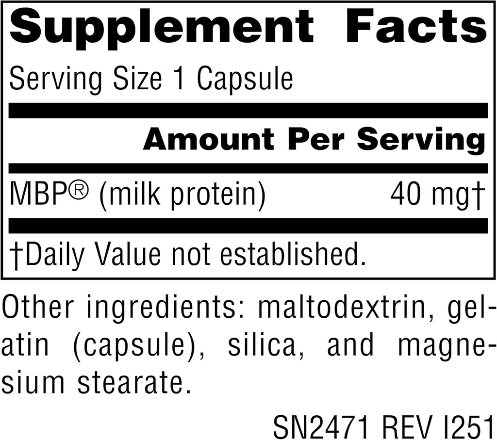Source Naturals MBP Bone Renew - Milk Protein for Advanced Density Support - 30 Capsules 3
