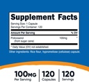 Nutricost Policosanol 100mg, 120 Capsules - Gluten Free, Non-GMO, and Vegetarian Friendly 3