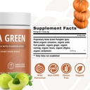 Amla Powder, Green Tea Superfood Supplement with Pumpkin Spice & Hibiscus & Elderberry, Organic, Vegan, 30 Servings 6