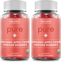 WellPath Pure ACV Gummies (2 Pack) - Apple Cider Vinegar with Mother - USDA Organic Gummy with Ginger for Gut Health | Vegan, Non-GMO, 120 Ct 2