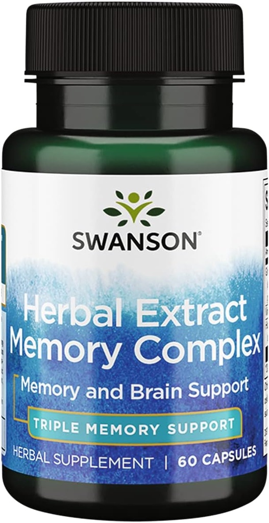 Swanson Herbal Extract Memory Complex 60 Capsules 2