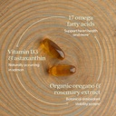 New Chapter Wholemega Fish Oil Supplement - 2000mg per Serving, Clinically Proven Wild Alaskan Salmon Oil with Omega-3 + Vitamin D3 + Astaxanthin, 120 Softgels 4