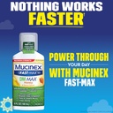 Mucinex Fast-Max Maximum Strength DM MAX, Symptom Relief, Cough Suppressant and Expectorant, Honey & Berry Flavor, 6 FL OZ 6