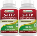 Best Naturals 2 Packs 5-HTP (5-hydroxytryptophan) 100 mg 120 Capsules 2