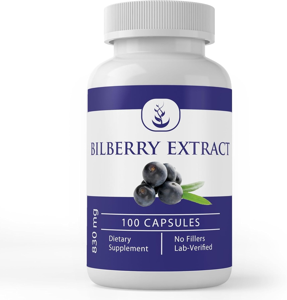 Pure Original Ingredients Bilberry Extract, (100 Capsules) Always Pure, No Additives Or Fillers, Lab Verified 2