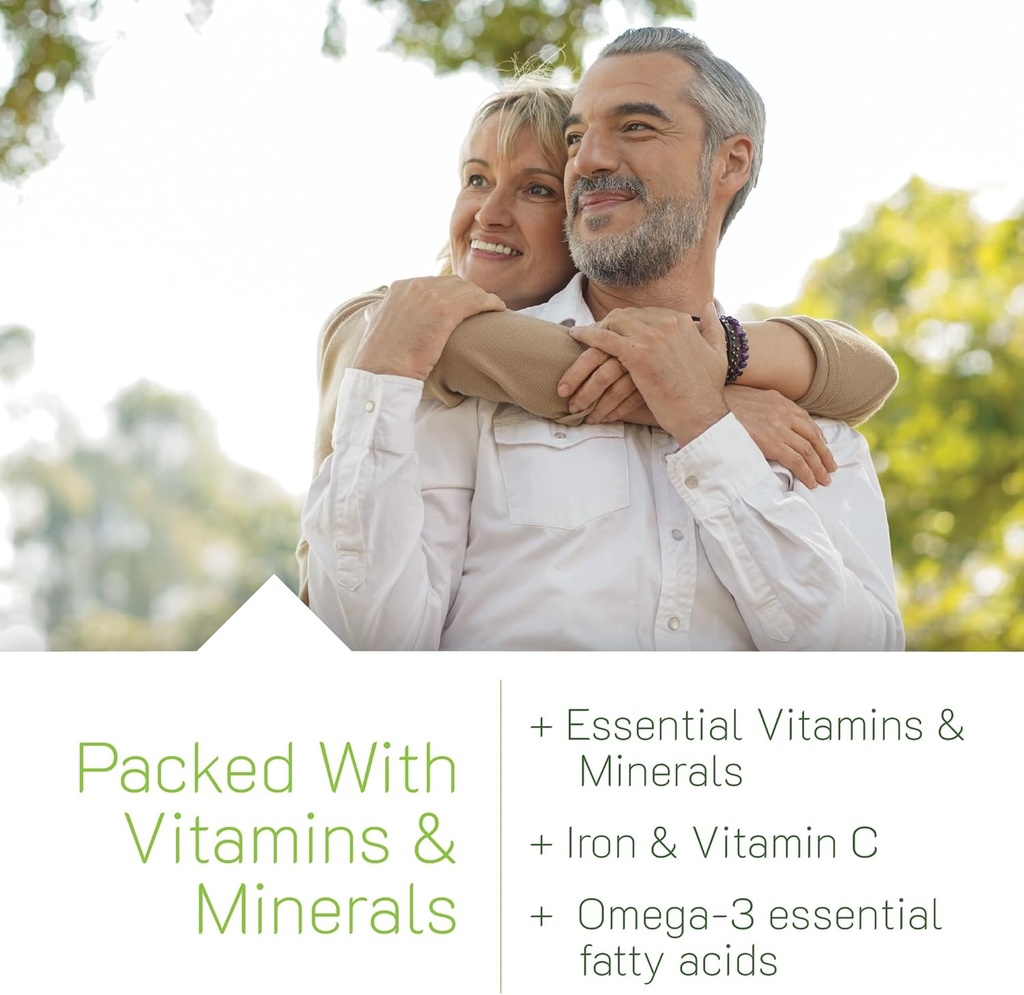 Irwin Naturals Only One Liquid-Gel Multi with Iron - 60 Liquid Softgels - Daily Essential Vitamins, Minerals, Antioxidants, Omega-3s & Green Super Foods 5