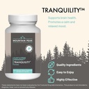 Mountain Peak Nutritionals Tranquility Formula - Supports Brain Health, Sleep & Stress Management - Vitamin B6, Vitamin B12 and Adaptogens - Hypoallergenic Dietary Supplement (90 Vegetarian Capsules) 3