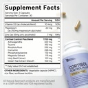 Cortisol Supplement for Women and Men - High Cortisol Manager to Support Relaxation, Calm, Restful Sleep & Detox - Ashwagandha, Magnesium, Rhodiola, Magnolia & More - USA Manufactured - 90 Capsules 6