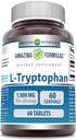 Amazing Formulas L-Tryptophan 1000mg Tablets Supplement | Non-GMO | Gluten Free | Made in USA (120 Count) 5