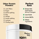 Perfect Keto Collagen Peptides Protein Powder with MCT Oil, Grass Fed, Hydrolyzed Collagen, Type I & III Supplement, Keto Coffee Creamer, Vanilla 3