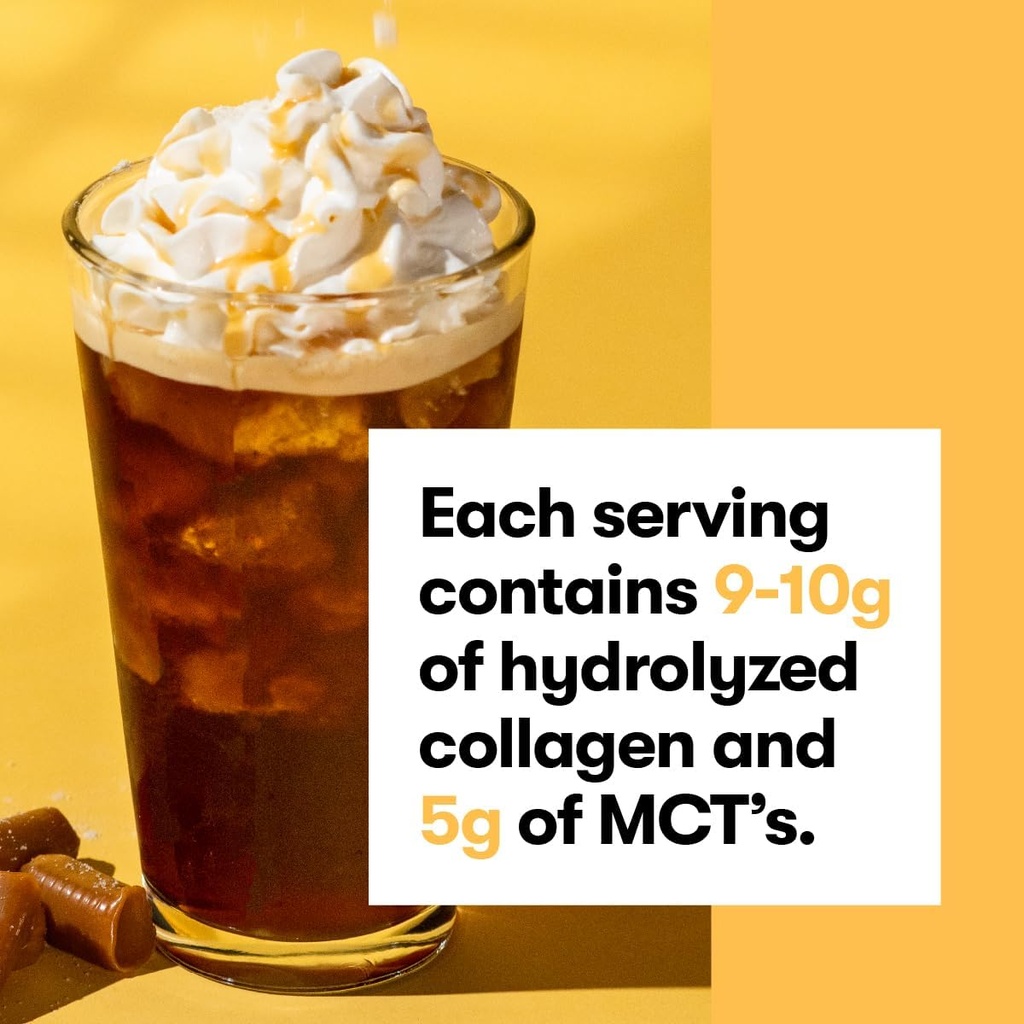 Perfect Keto Collagen Peptides Protein Powder with MCT Oil, Grass Fed, Hydrolyzed Collagen, Type I & III Supplement, Keto Coffee Creamer, Vanilla 4