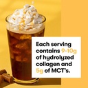 Perfect Keto Collagen Peptides Protein Powder with MCT Oil, Grass Fed, Hydrolyzed Collagen, Type I & III Supplement, Keto Coffee Creamer, Vanilla 4