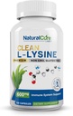 Natural Cure Labs Clean L-Lysine 600mg, 120 Capsules | Vegan, Non-GMO, & Gluten Free 2