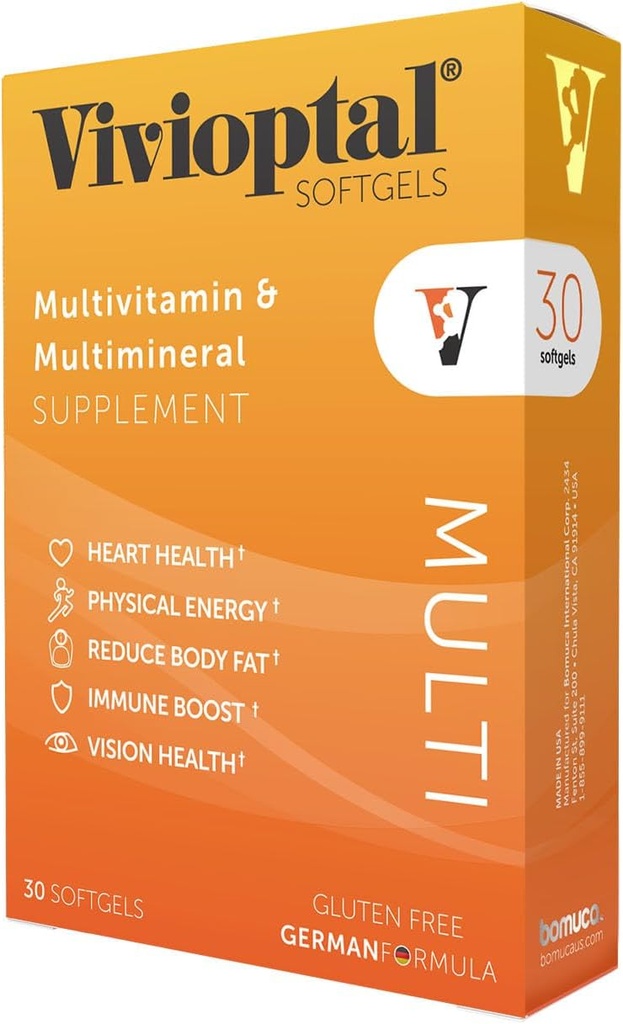 Vivioptal Multi, 30 Softgels, Multivitamin & Multimineral, Gluten Free, German Formula 2