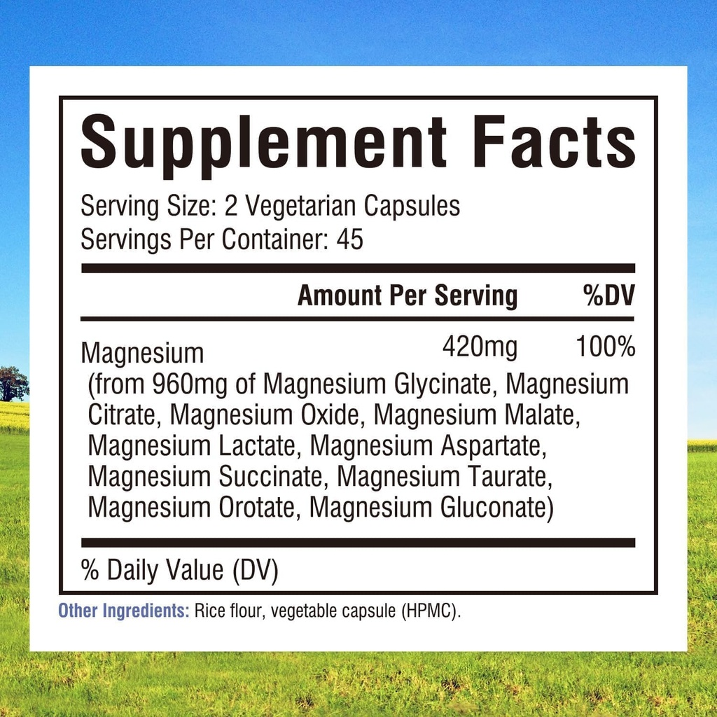 Innate Vitality 10-in-1 Magnesium Complex 960mg, 420mg Elemental Mag per Serving, with Magnesium Glycinate, Citrate, Malate, and More, Sleep, Digestion, Energy Support, 90 Vegan Caps 3