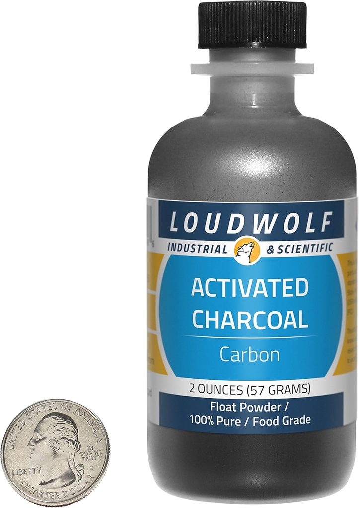 Activated Charcoal/Float Powder / 2 Ounces / 100% Pure Food Grade/Ships Fast from USA 2