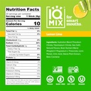 IQMIX Hydration Electrolyte Powder – 4-in-1 Formula for Hydration, Mental Clarity, Mood and Recovery – Sugar-Free Drink Mix, Keto, Magnesium L-Threonate, Lion’s Mane – 20 Count Lemon Lime 4