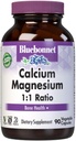 BlueBonnet Calcium Magnesium 1:1 Ratio Vegetarian Capsules, 90 Count 2