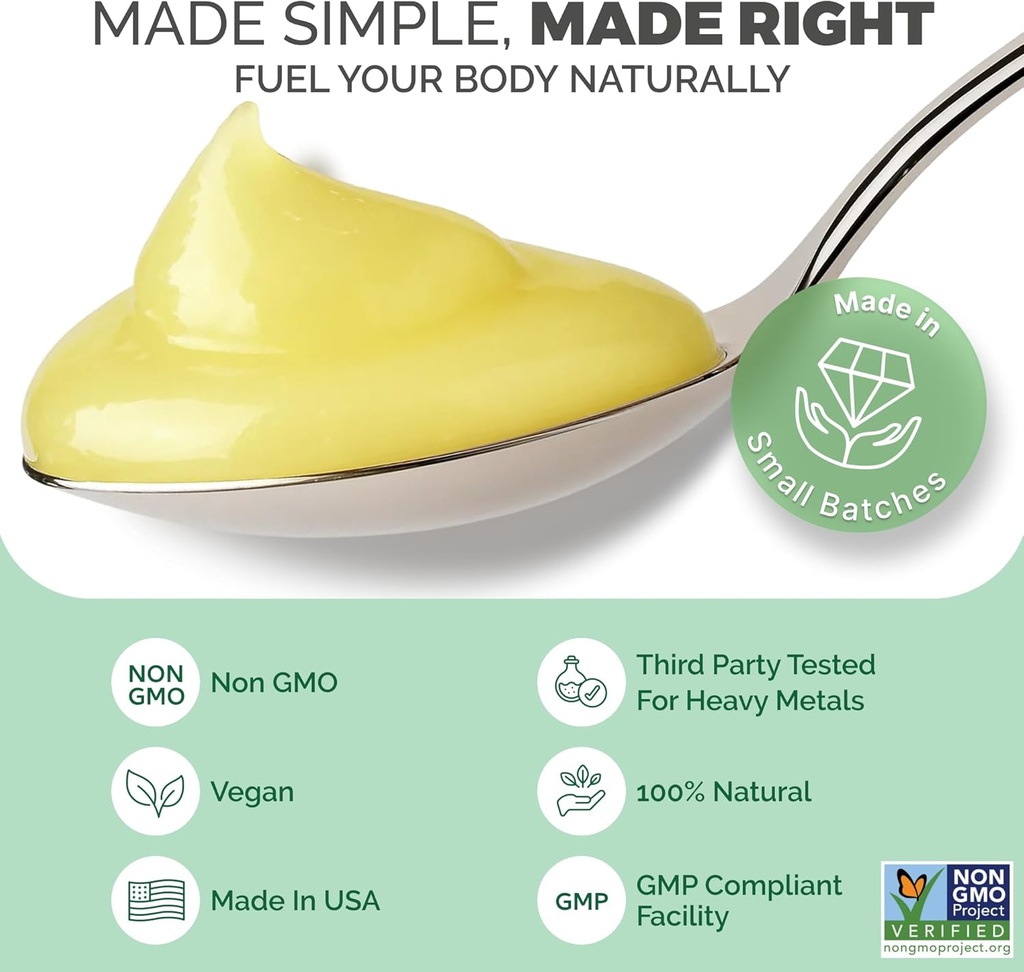 Wildcrafted Irish Sea Moss Gel | Made in USA | Rich in Vitamins & Minerals | Sea Moss Gel Raw | Nutritional Supplement | Pineapple (16 oz) 5