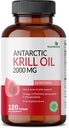 Futurebiotics Antarctic Krill Oil 2000mg with Astaxanthin, Omega-3s EPA, DHA and Phospholipids - 100% Pure Premium Krill Oil Heavy Metal Tested, Non GMO – 120 Softgels 5