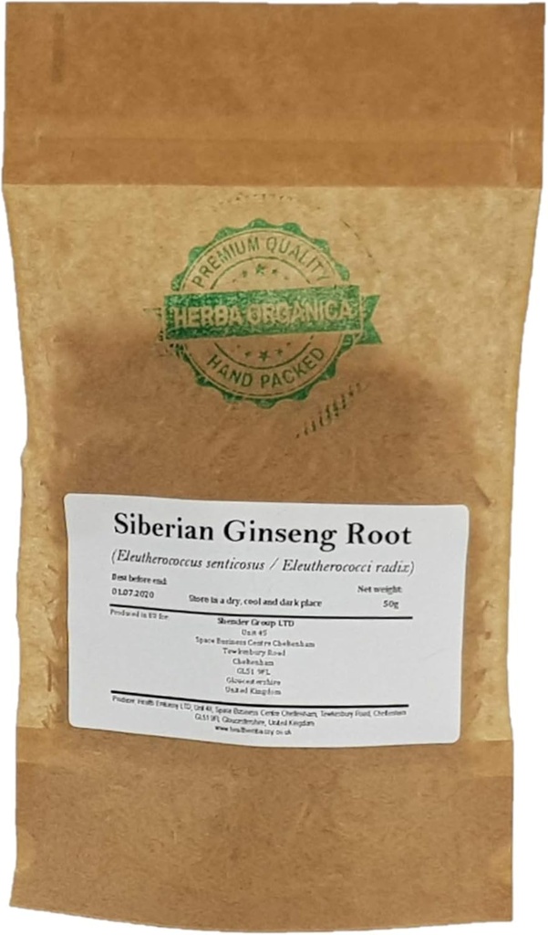 Herba Organica Siberian Ginseng Root - Eleutherococcus Senticosus L - Herbal Tea (100g) 4