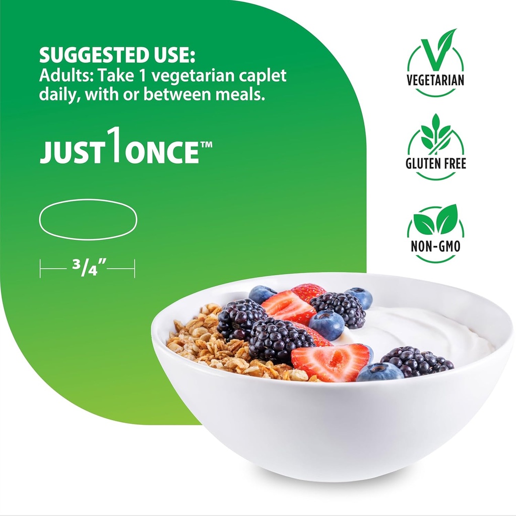 Rainbow Light Multivitamin for Men, Vitamin C, D & Zinc, Probiotics, Men's One Multivitamin Provides High Potency Immune Support, Non-GMO, Vegetarian, 30 Tablets 6