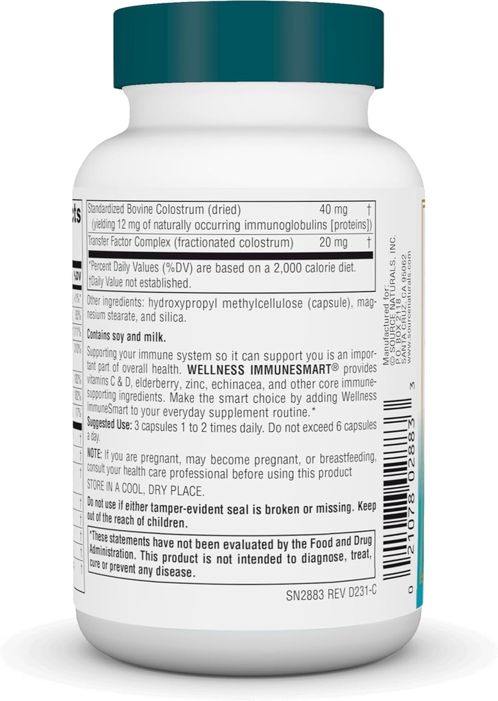 Source Naturals Wellness ImmuneSmart - Core Daily Immune Support* - 45 Capsules 4