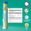 German Magnesium Oxide Supplement | Effervescent Tablets | Orange Flavor – 200 mg Magnesium per Serving | Sugar Free, Vegan – T&D Pharma – Made in Germany 4